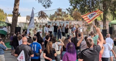 Más de 150 personas participan en la XI Fiesta de la Militancia de CHA-Zaragoza en el Parque Deportivo Ebro